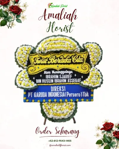 Papan Bunga Duka di Ababi